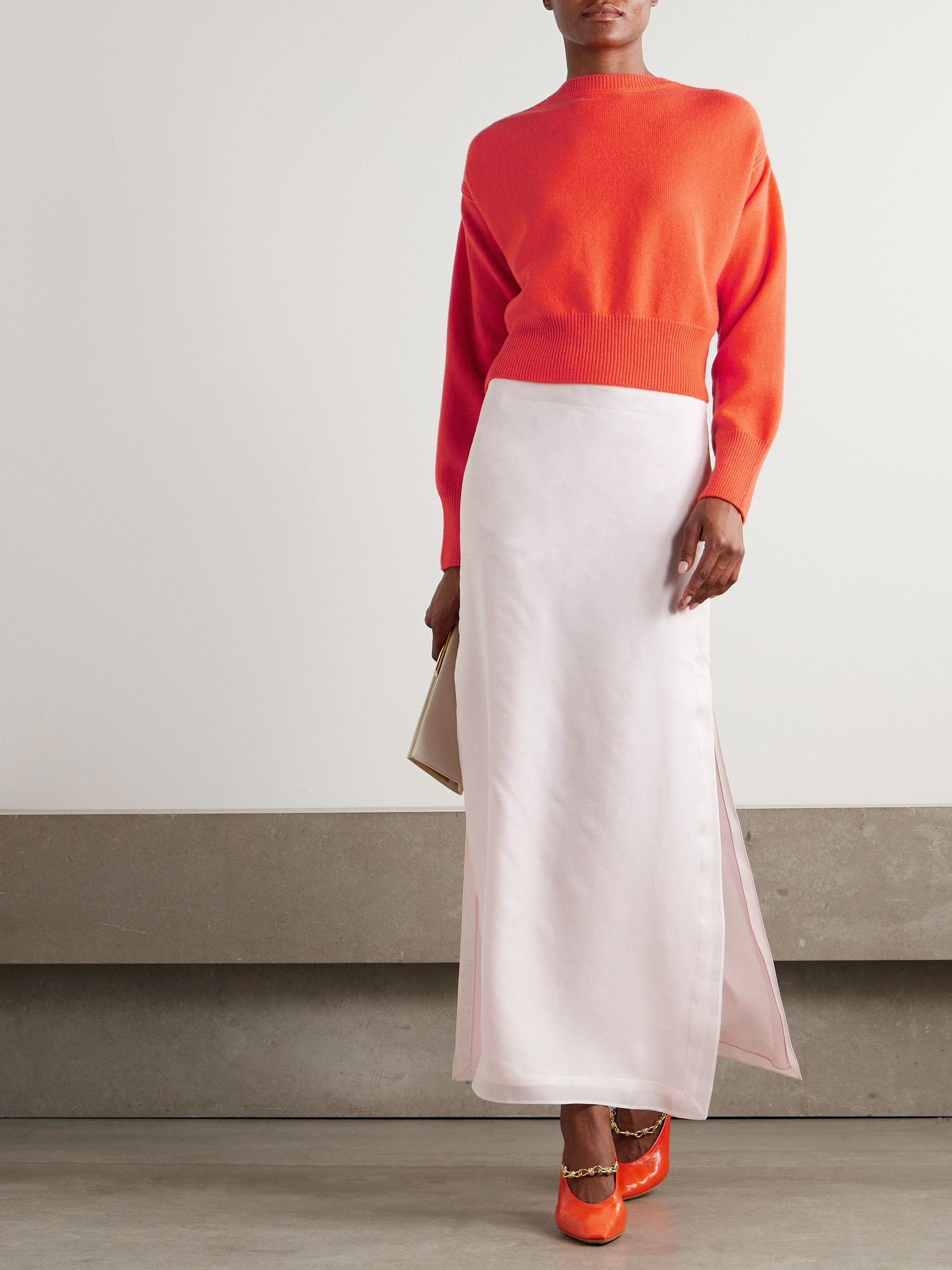 Cashmere sweater Orange - 2
