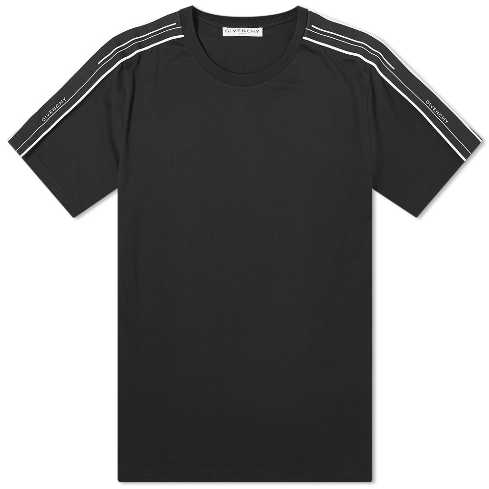 Givenchy Regular Fit Taped Sleeve Tee - 1