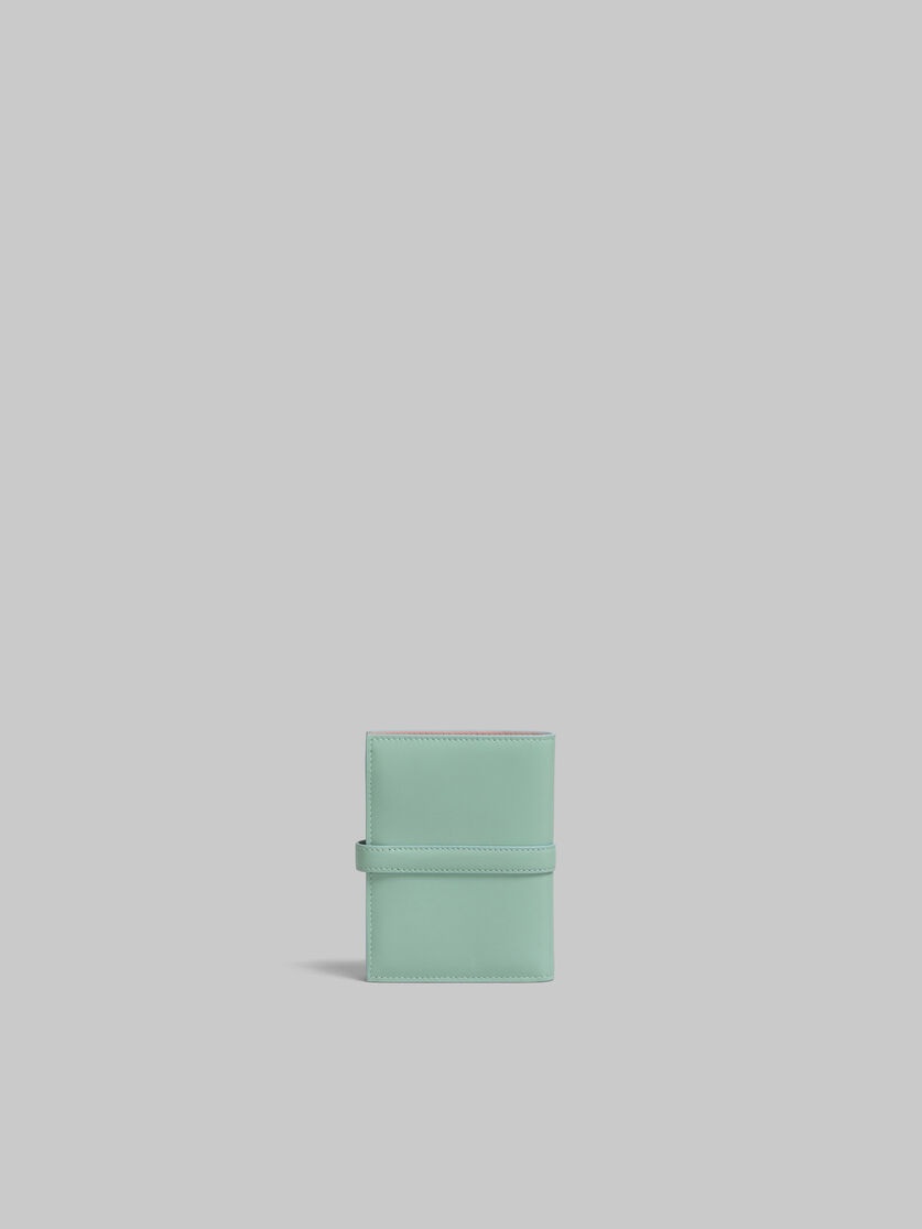 GREEN LEATHER BIFOLD PRISMA WALLET - 3