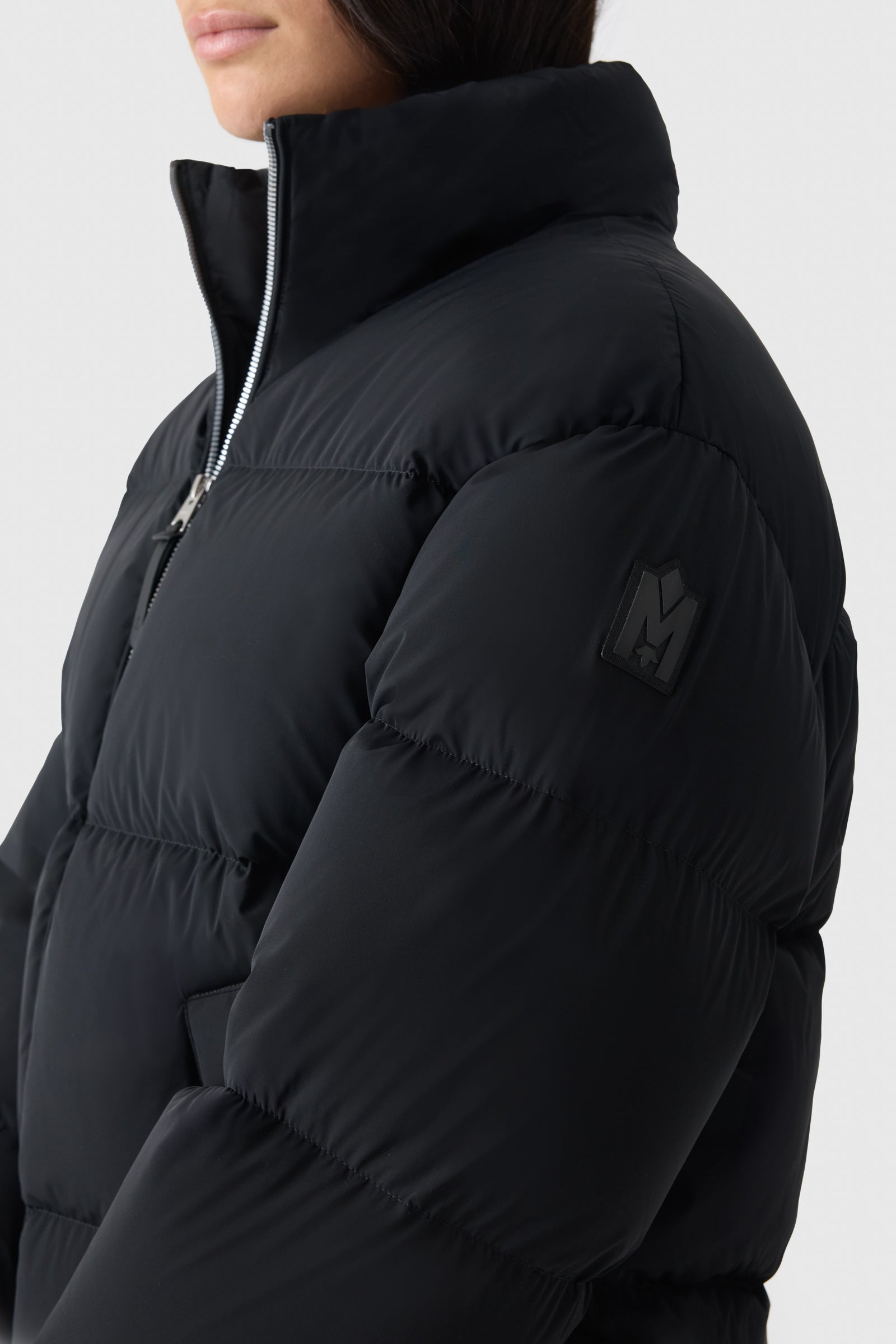 GREER-STR Medium Down Jacket With Hood and Storm Visor - 6
