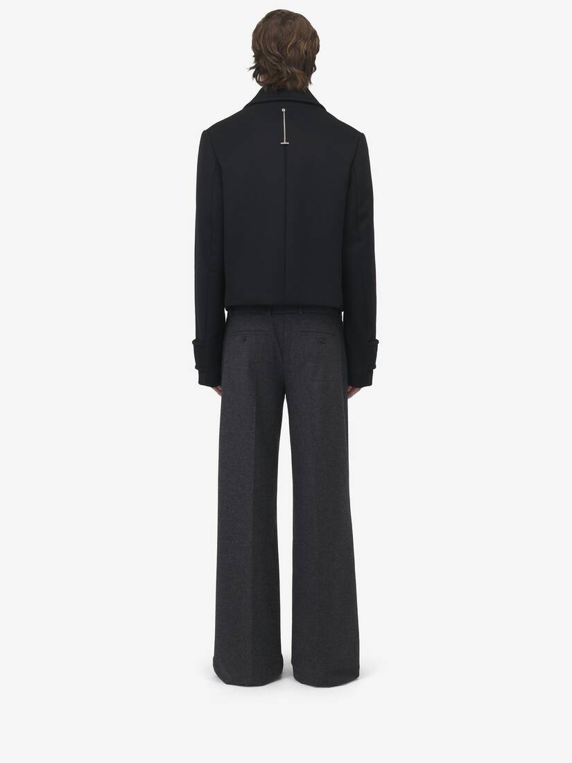 Wool Felt Peacoat - 5