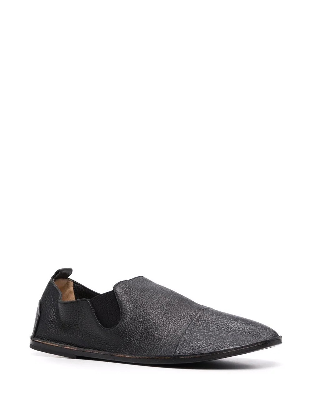 slip-on leather loafers - 2