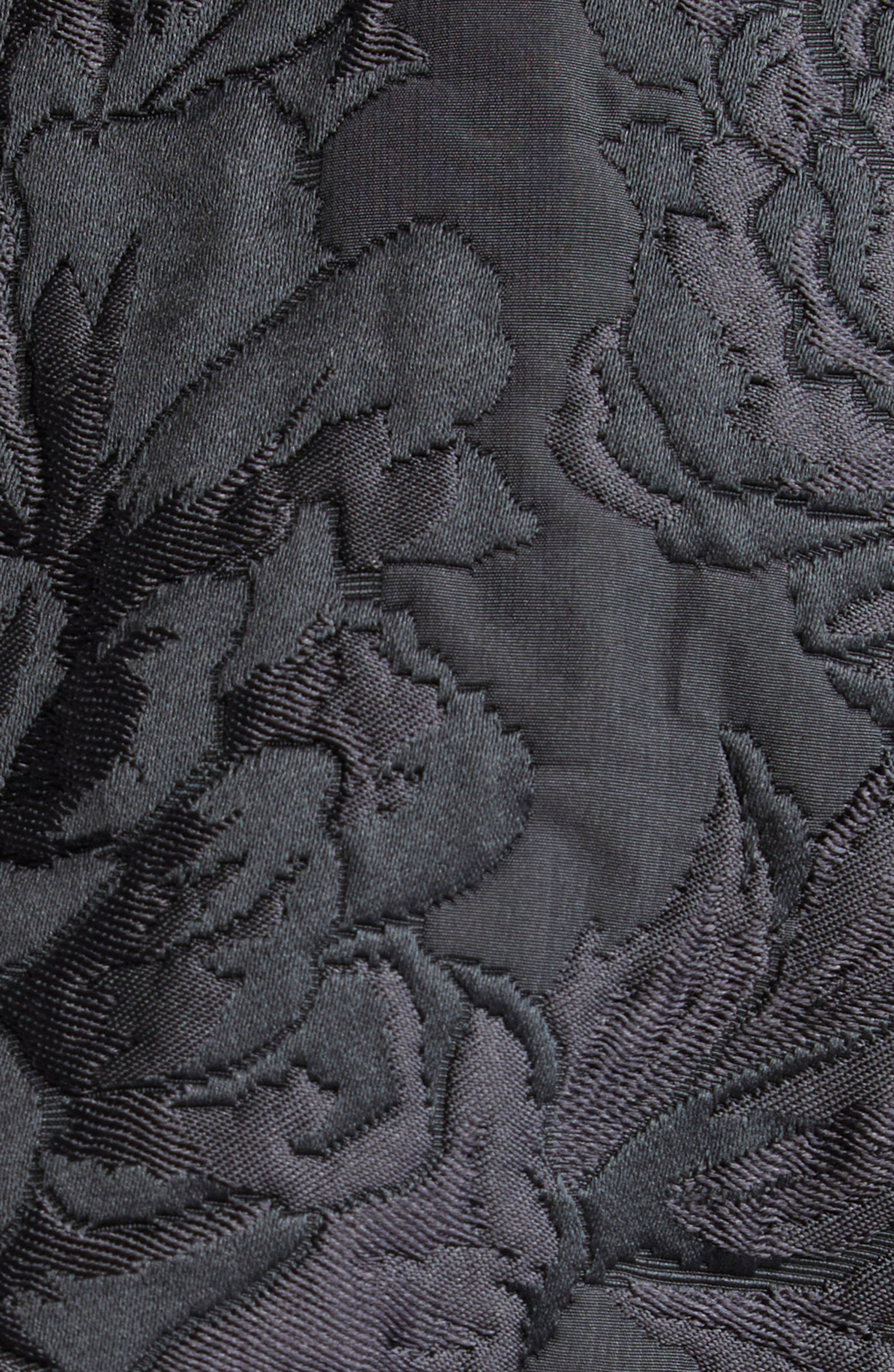 Dolce&Gabbana One-Button Floral Brocade Blazer in N0000 Nero at Nordstrom - 6