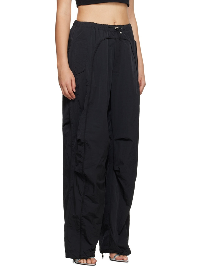 MISBHV Black Loose-Fit Trousers outlook