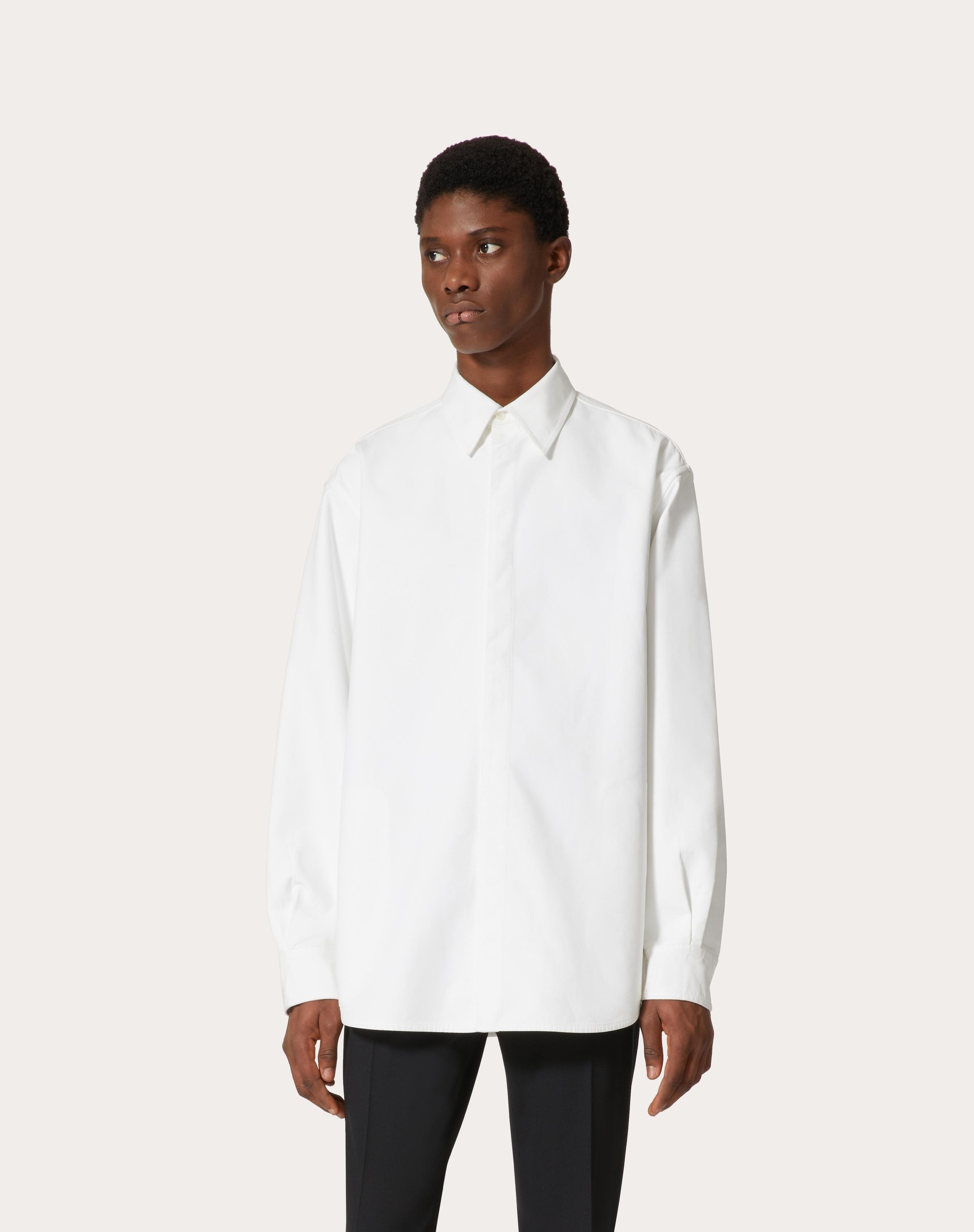 COTTON POPLIN SHIRT JACKET - 3