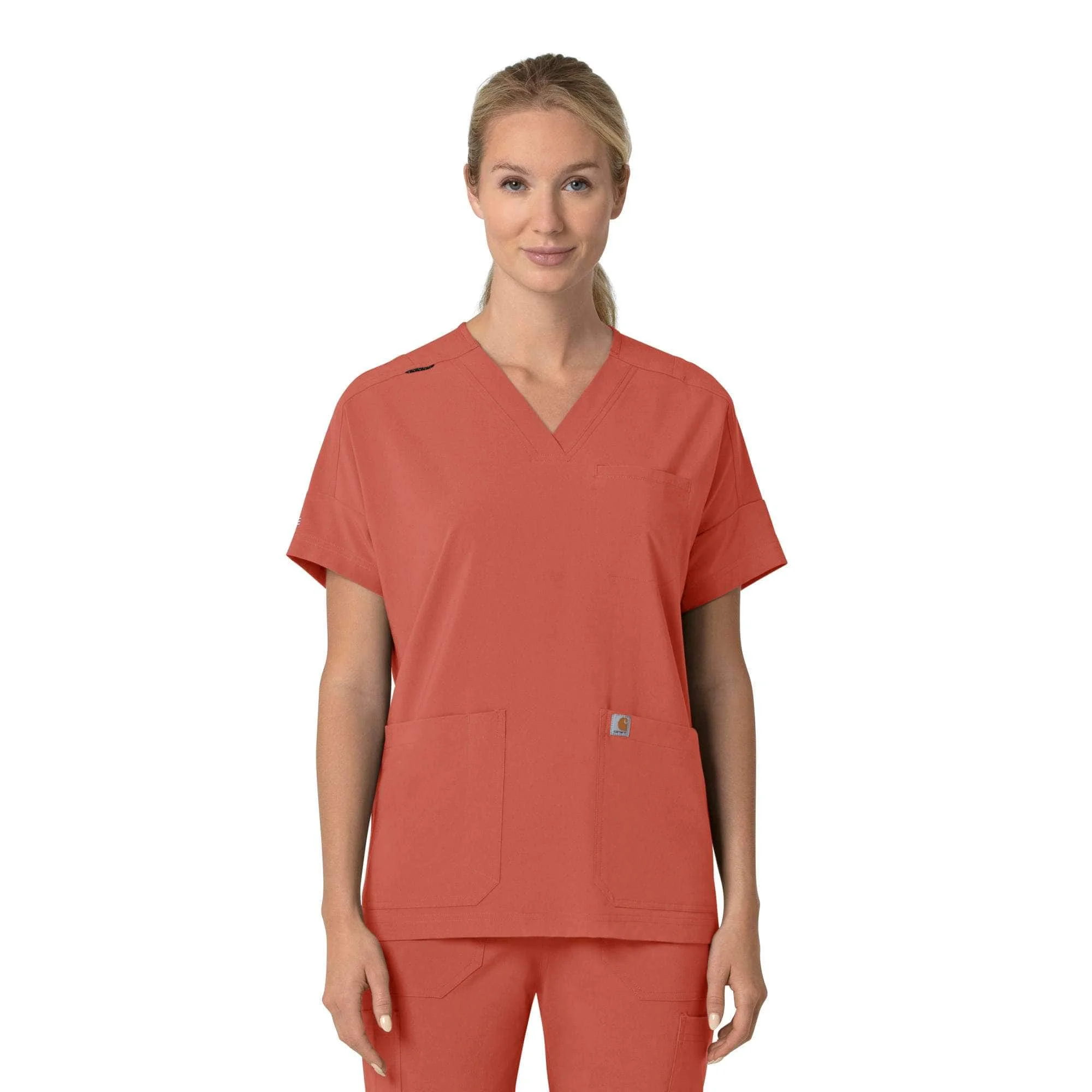 Women's Force Cross-Flex Oversized V-Neck Scrub Top - 1