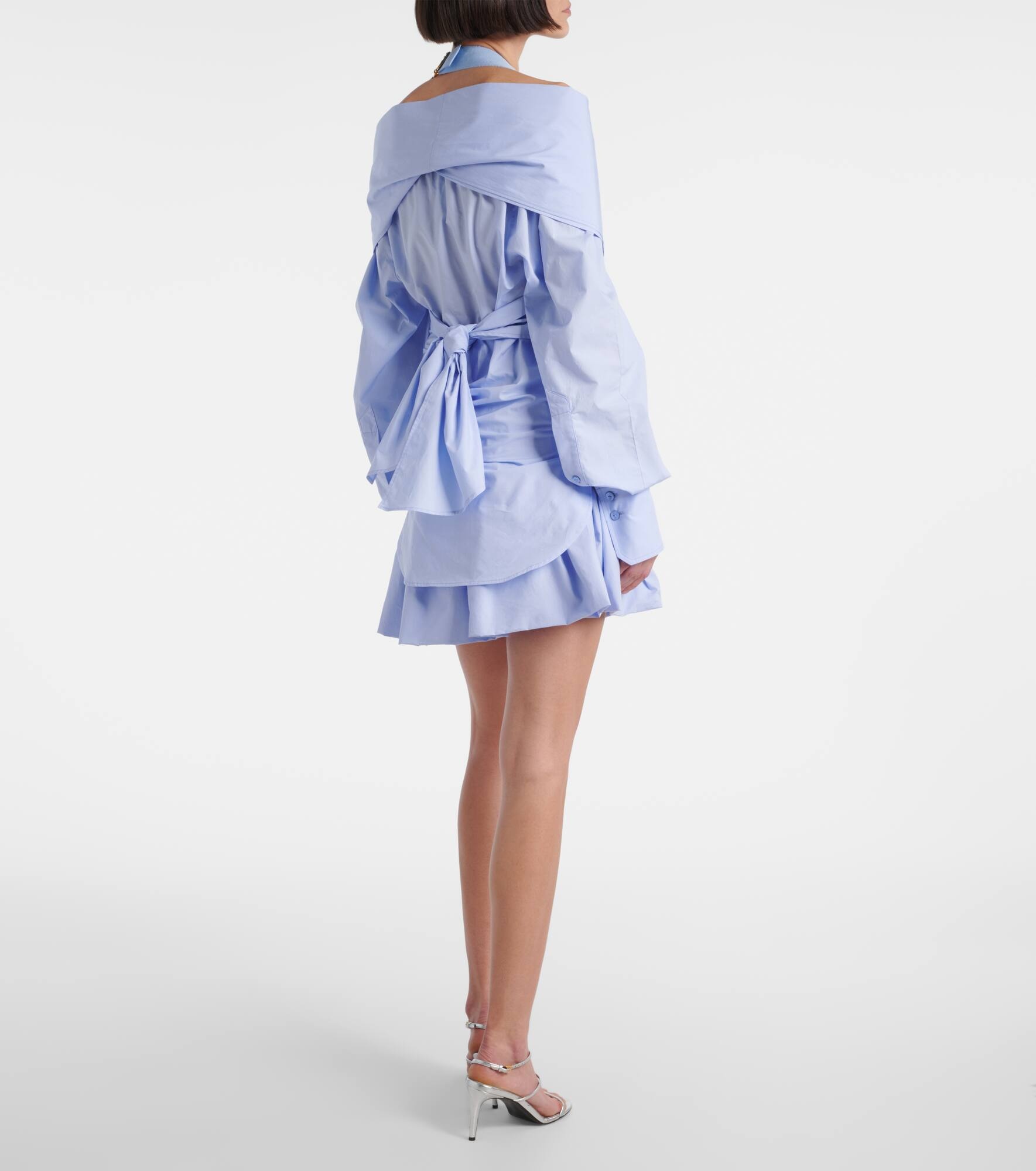 Draped off-shoulder blouse - 3
