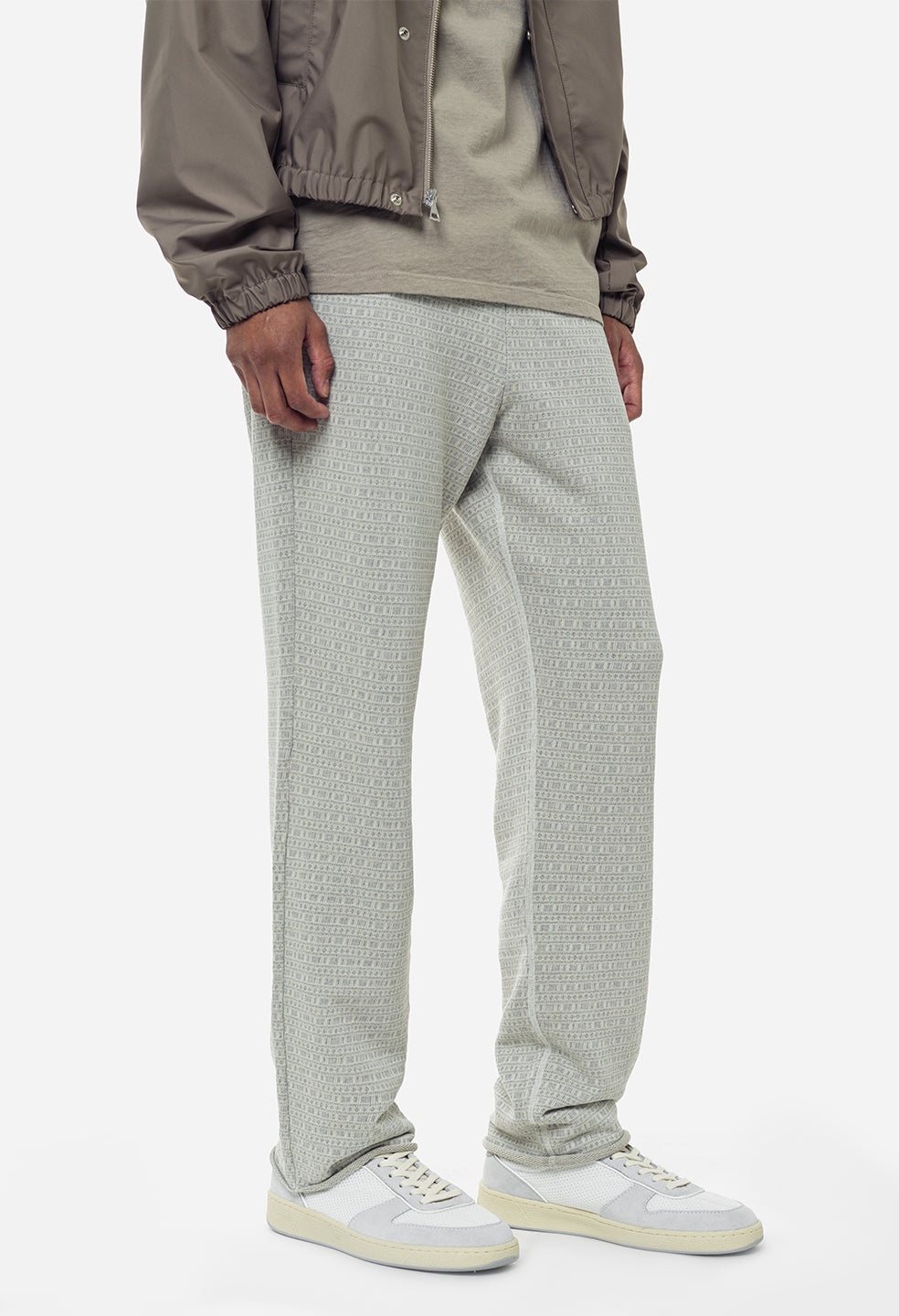 RAW EDGE JACQUARD SWEATS - 6