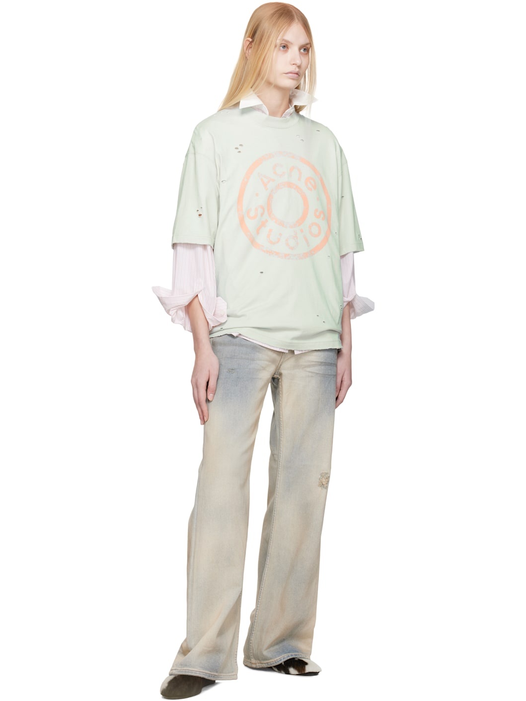 Blue Relaxed Fit Logo T-shirt - 5