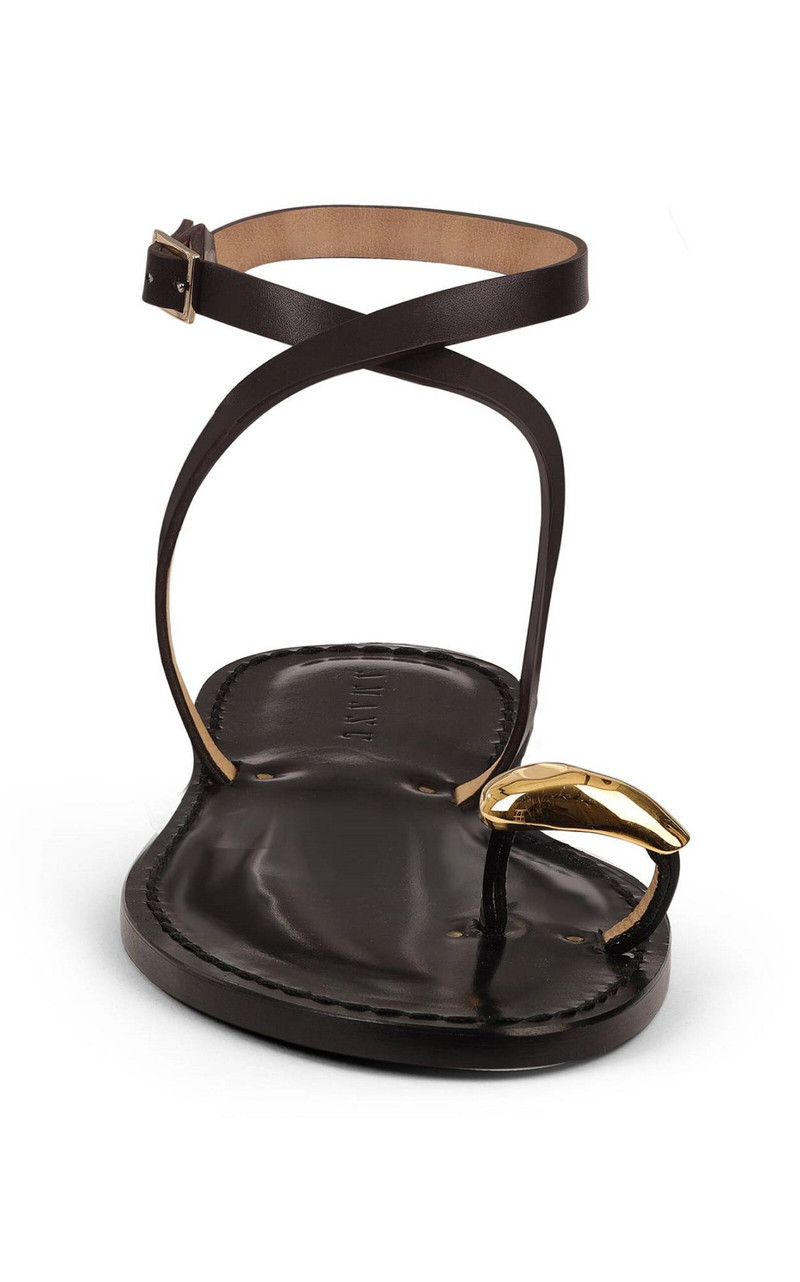 AMANU The Kigali Leather Sandals black outlook