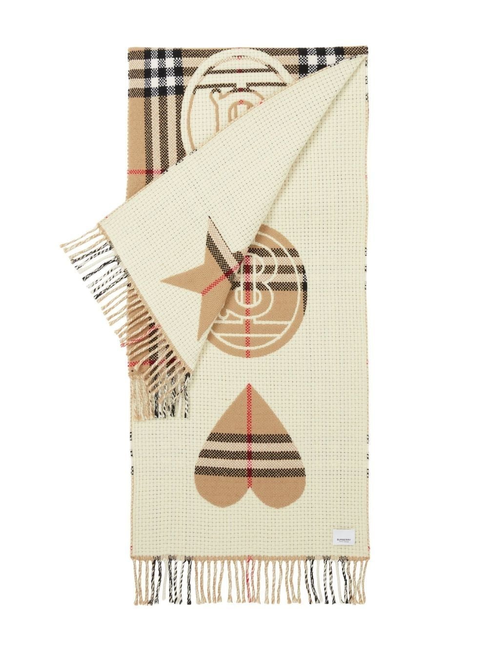 Montage Check wool-cashmere scarf - 3