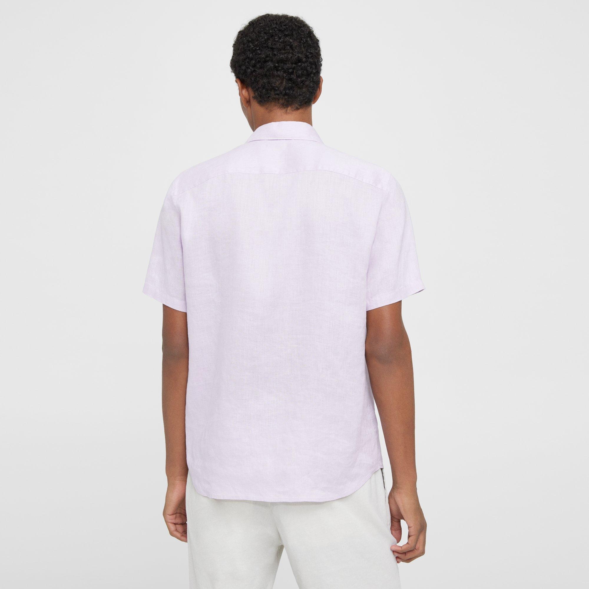 Irving Short-Sleeve Shirt in Relaxed Linen - 5