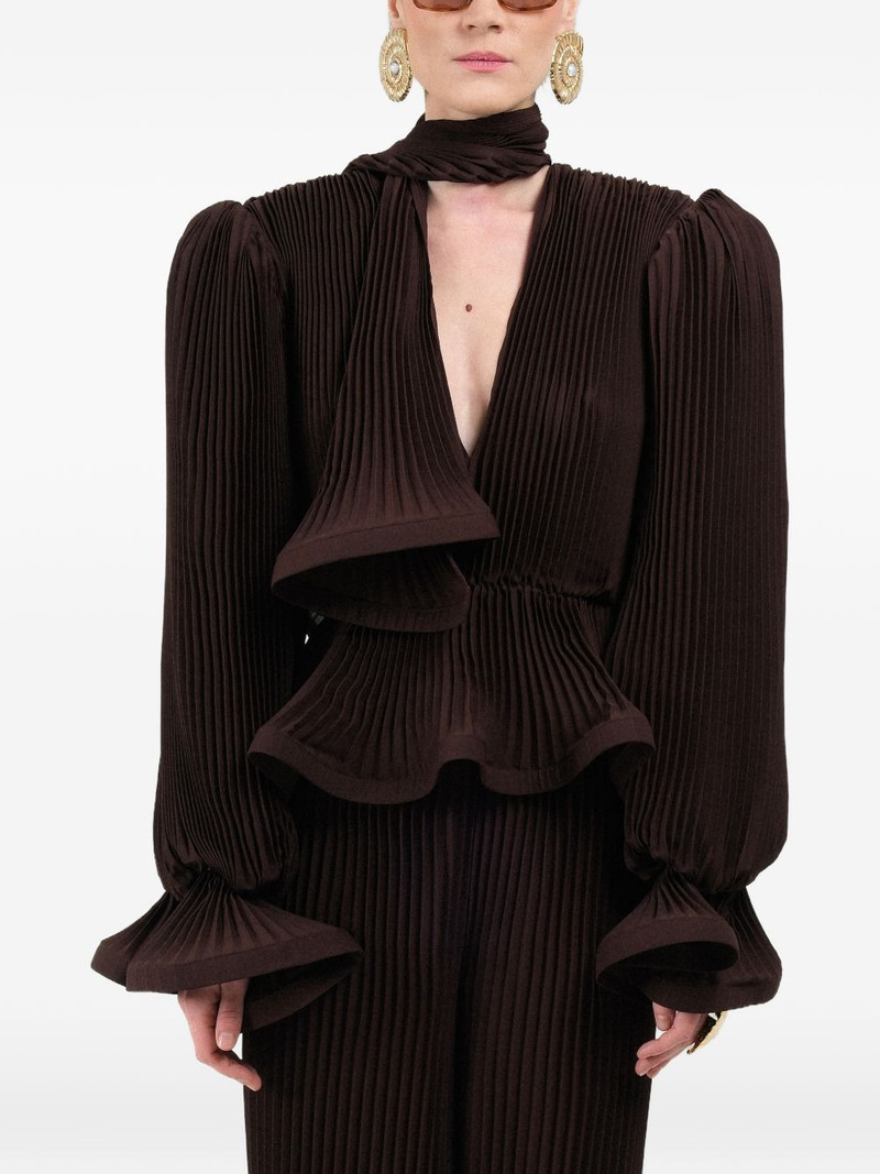 pleated puffy blouse 1
