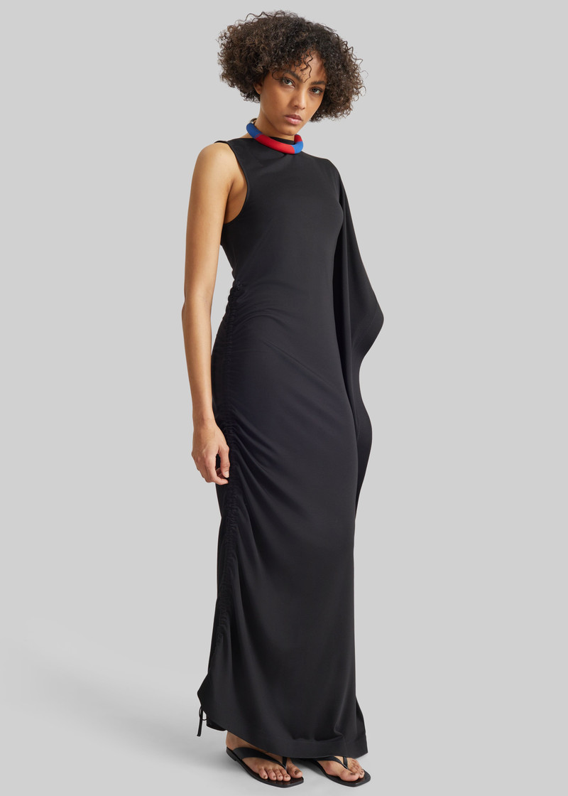 BEVZA Bevza Black On Black Dress - Black outlook