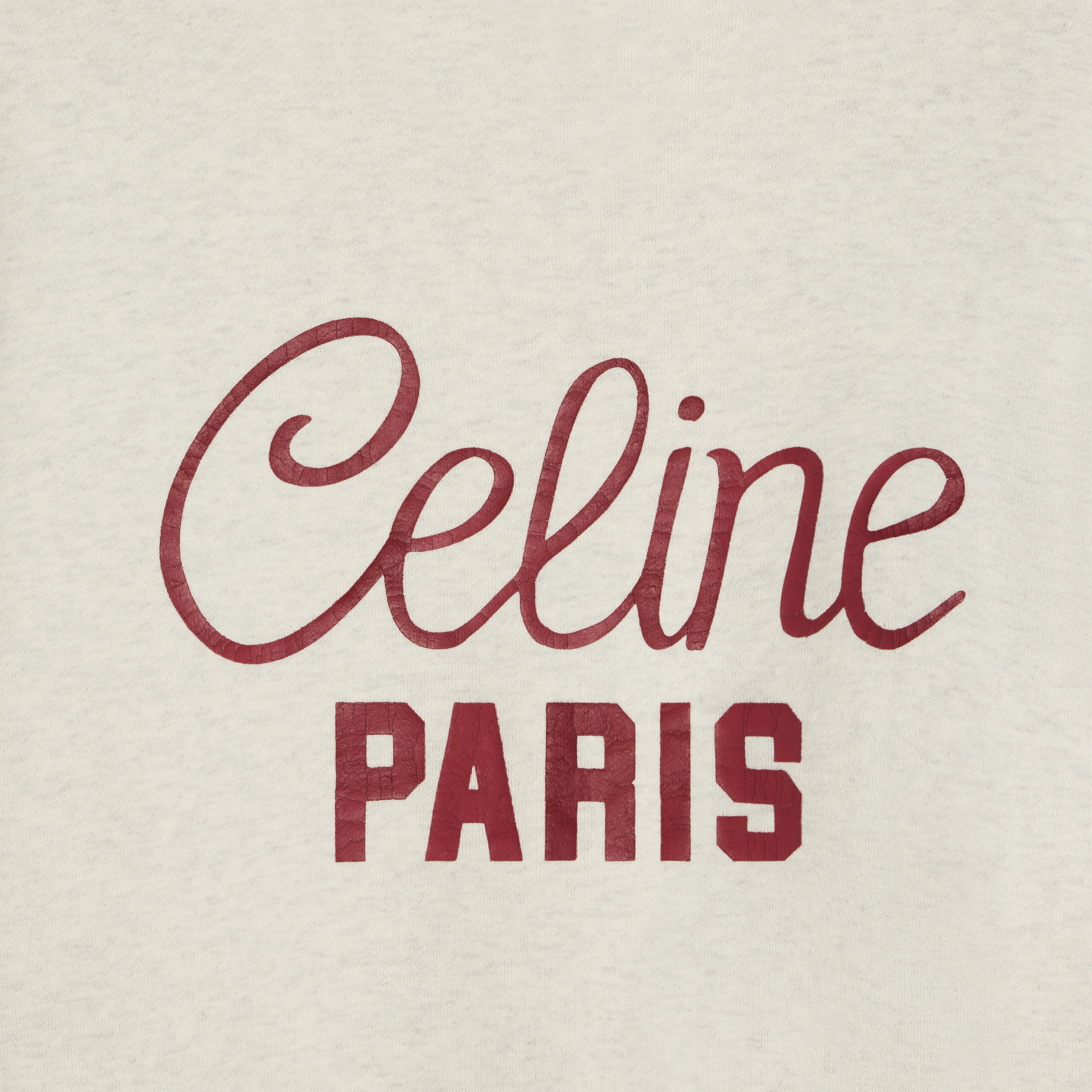 celine sweatshirt in cotton fleece - 4