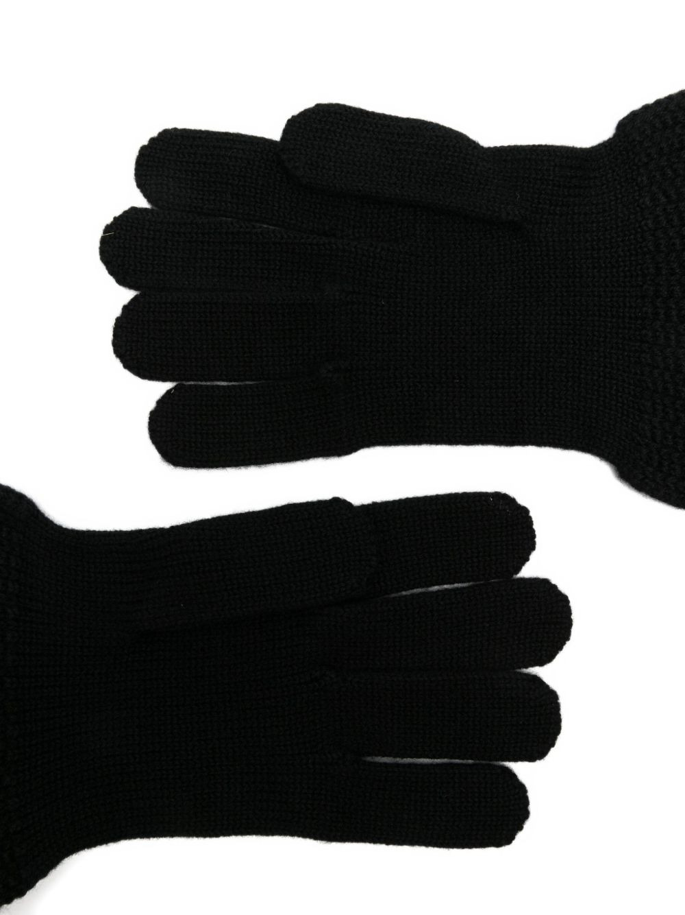 ribbed-knit gloves - 3