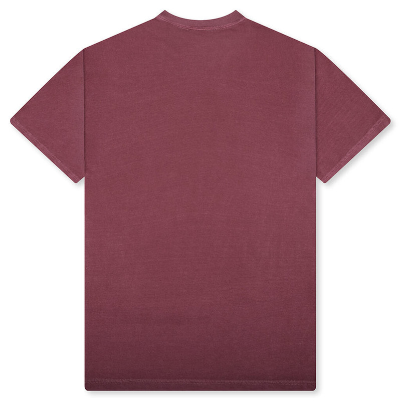 KidSuper WATERCOLOR TEE - BURGUNDY outlook