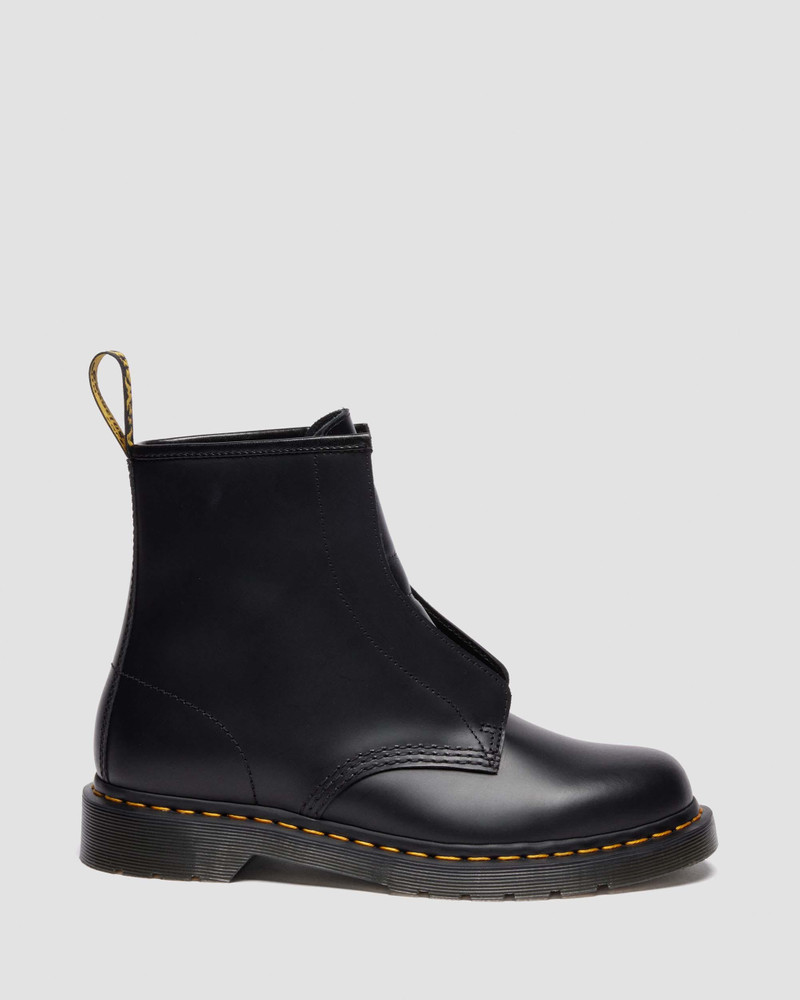 1460 LACELESS Smooth Leather Slip On Boots - 1