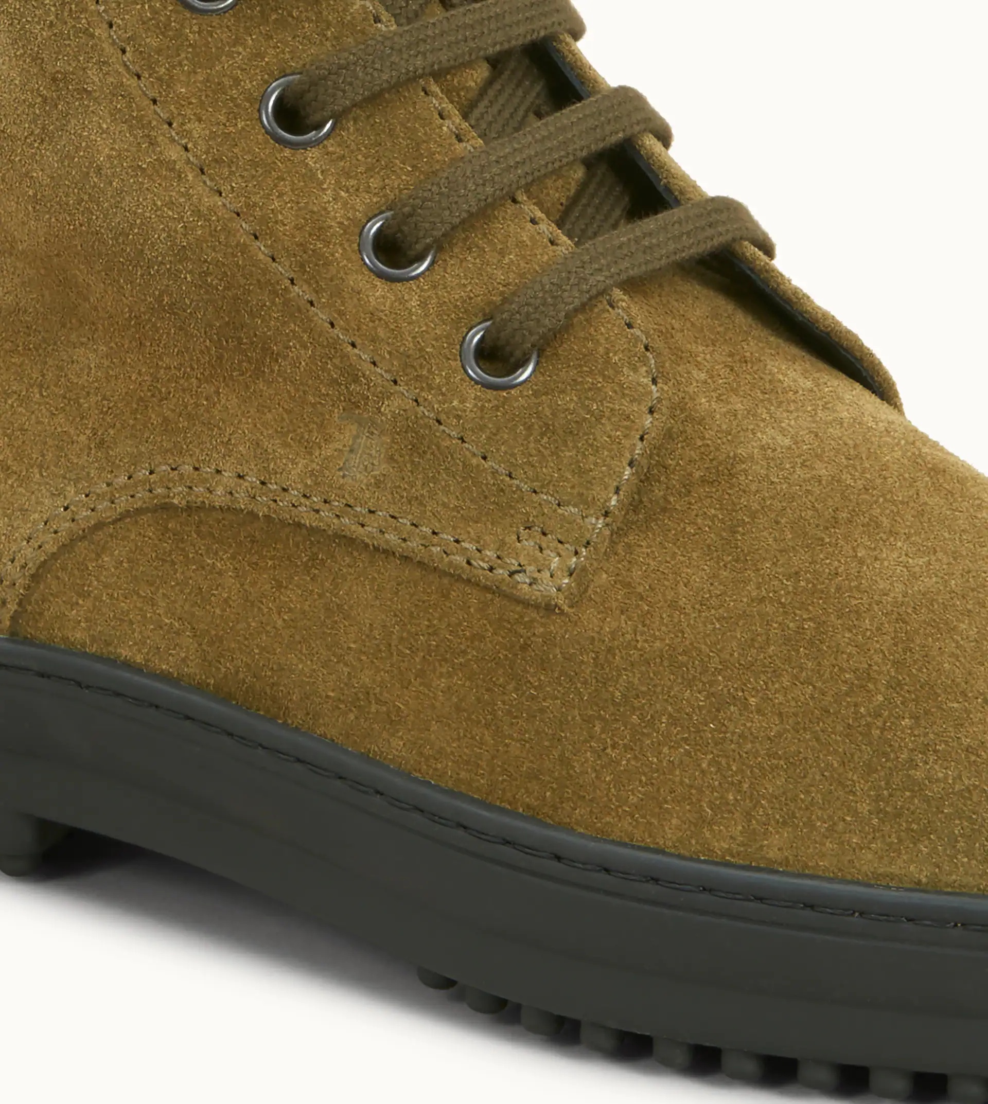 WINTER GOMMINO ANKLE BOOTS IN SUEDE - GREEN - 5