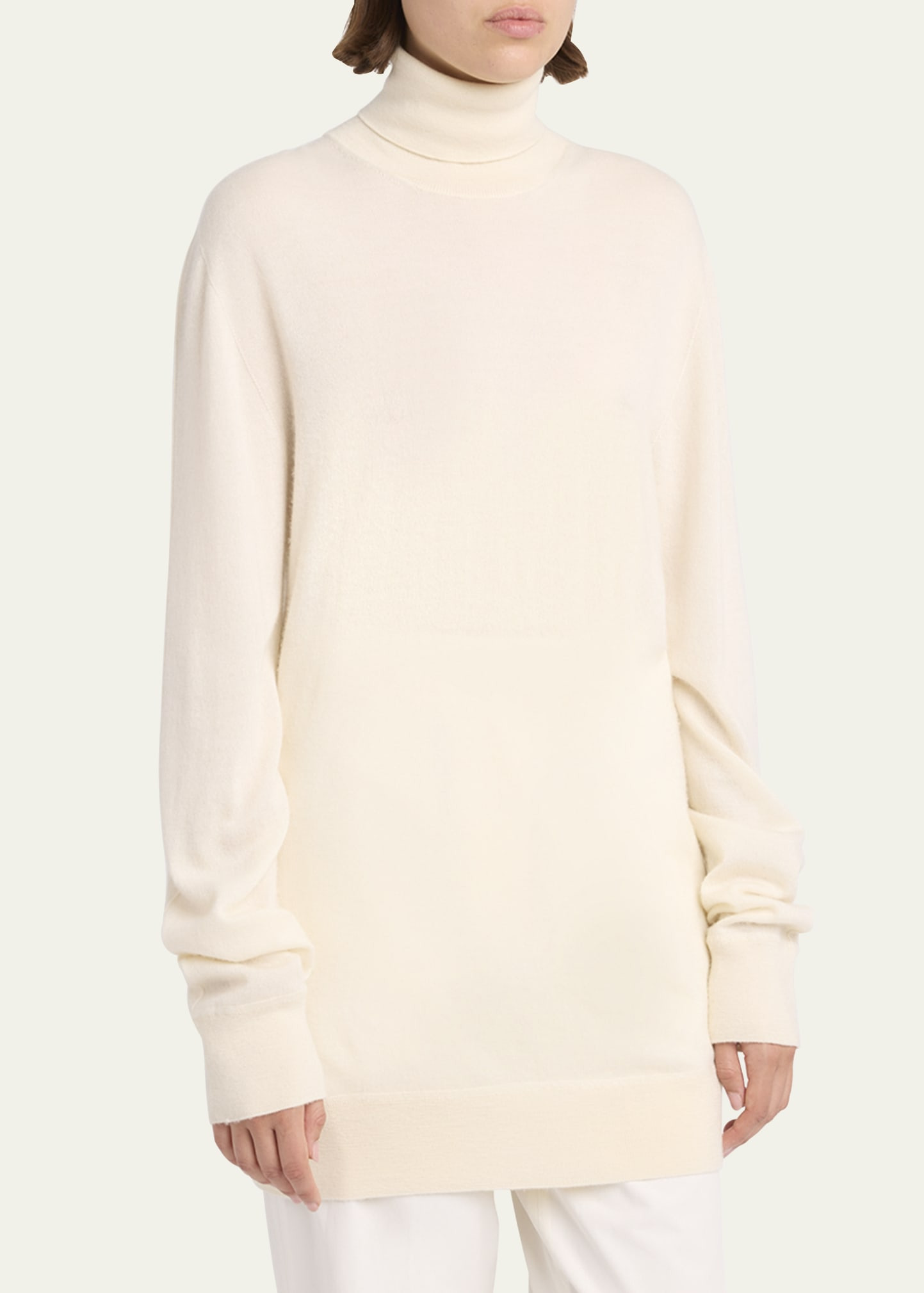 Lizzy Cashmere Turtleneck Sweater - 4