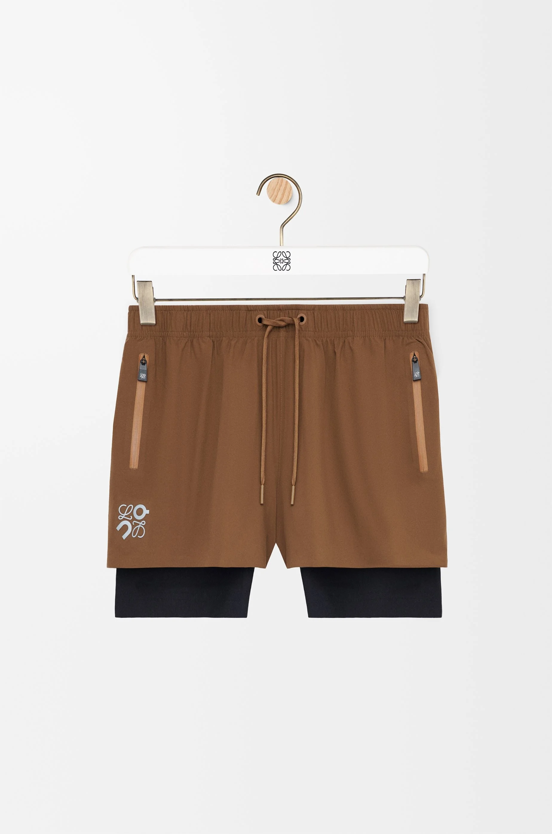Performance shorts in technical shell - 1