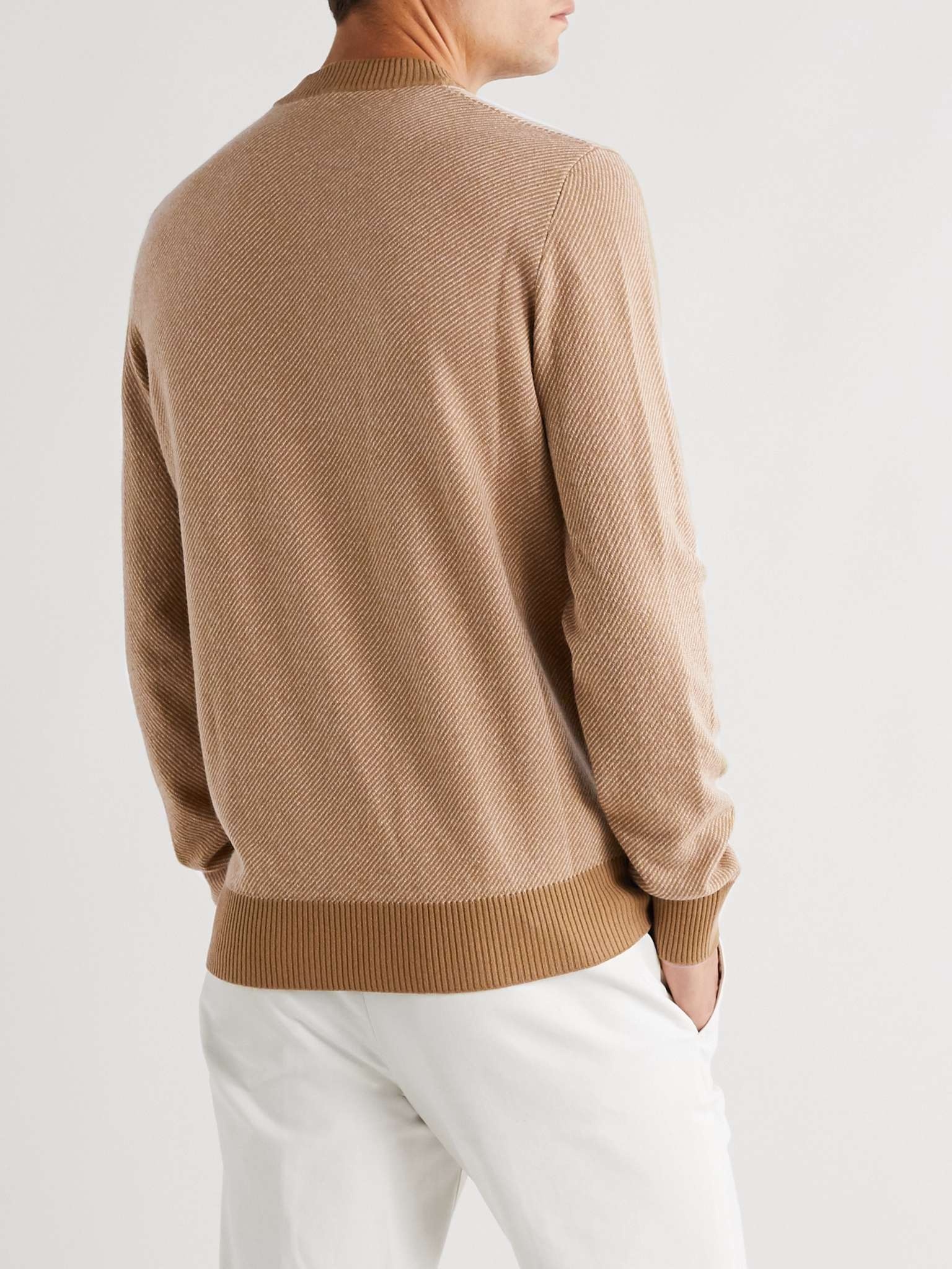 Roadster Striped Cashmere-Jacquard Sweater - 4