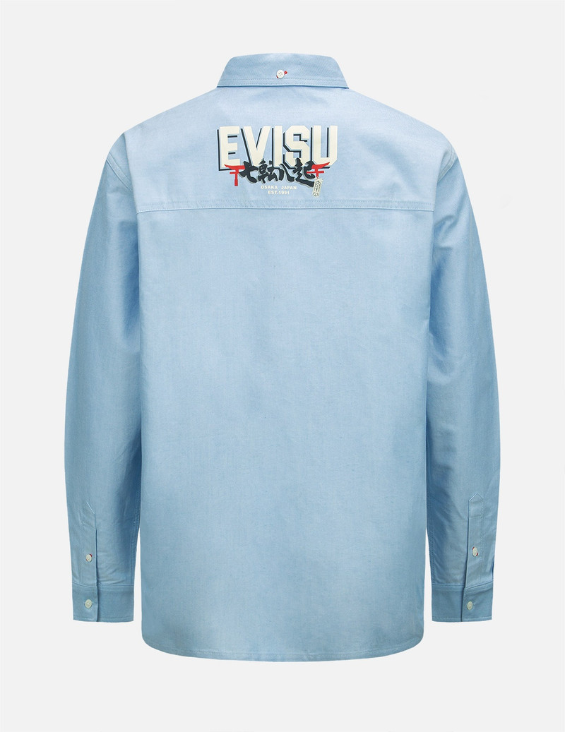 EVISU RESTRUCTURED POCKET OXFORD SHIRT outlook