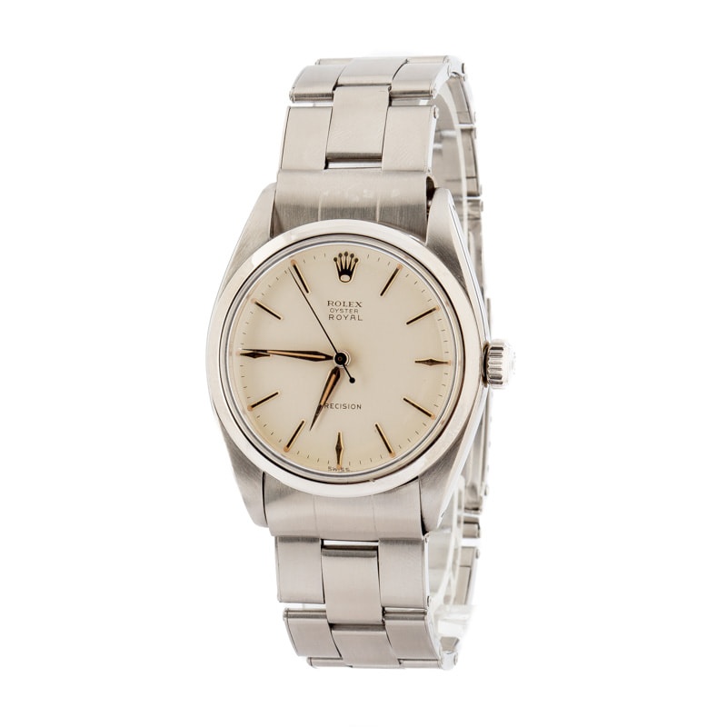 Rolex Oyster Precision 6426 Silver Index Dial - 2