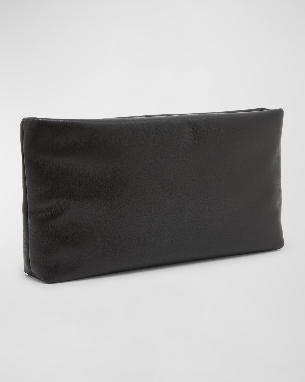 Calypso Ziptop YSL Clutch Bag in Smooth Padded Leather - 6