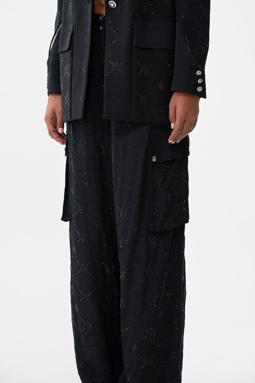 WIDE LEG UTILITY PANTS - 5
