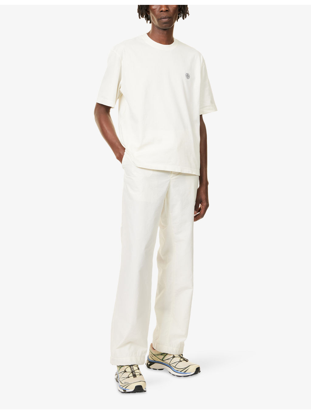 Brand-Patch Relaxed-Fit Cotton-Jersey T-Shirt - 2