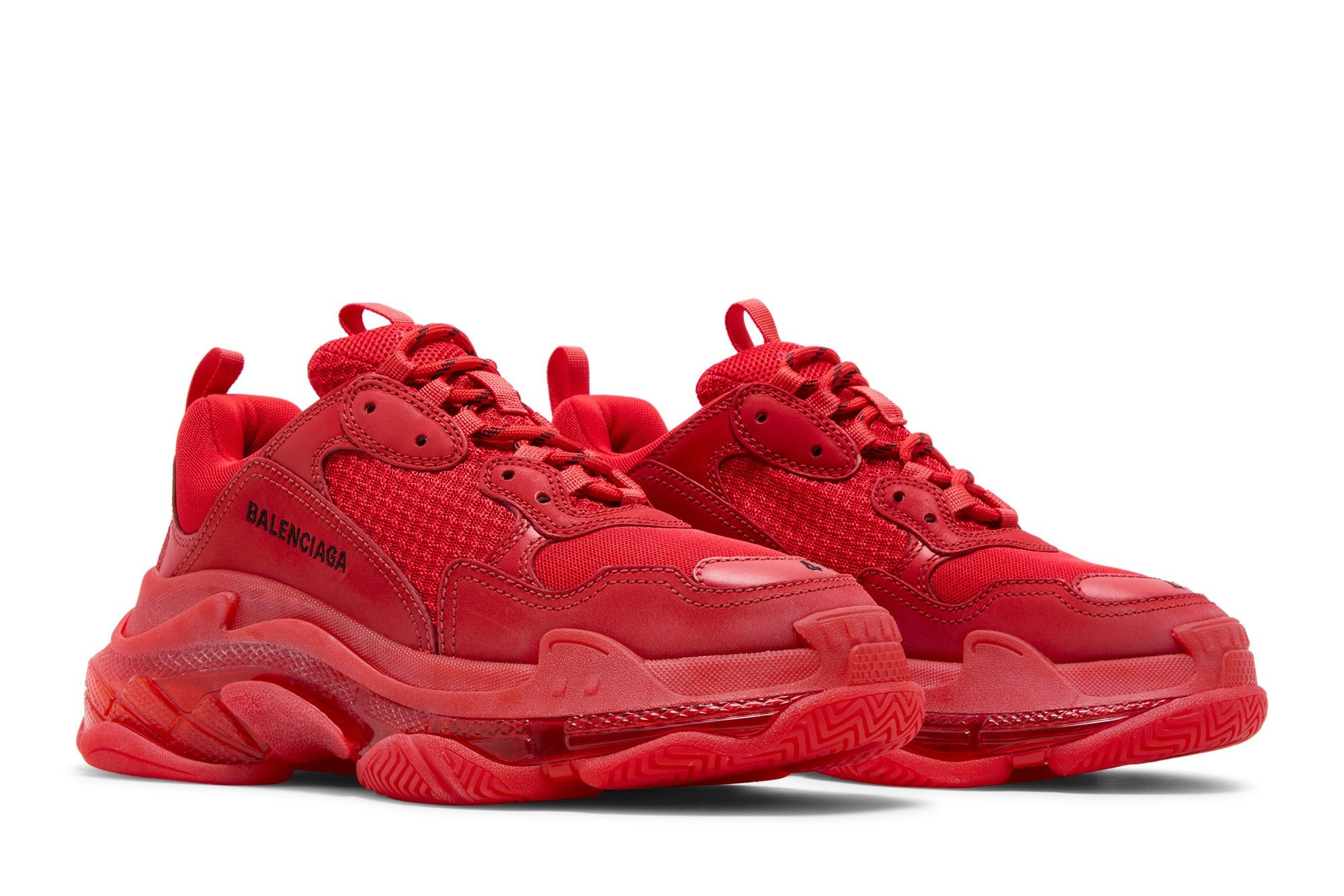Balenciaga Triple S Sneaker 'Clear Sole - Red' - 8
