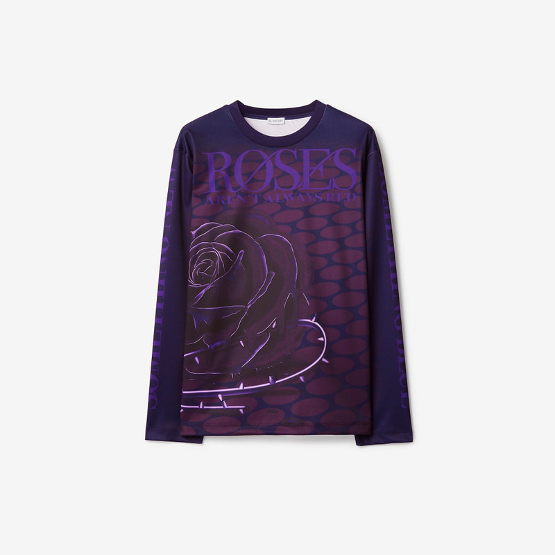 Rose Print Top - 1