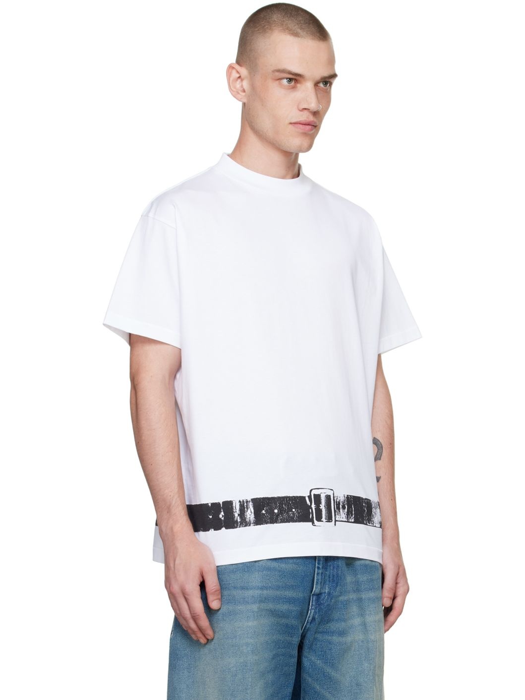 White Belt T-shirt - 2