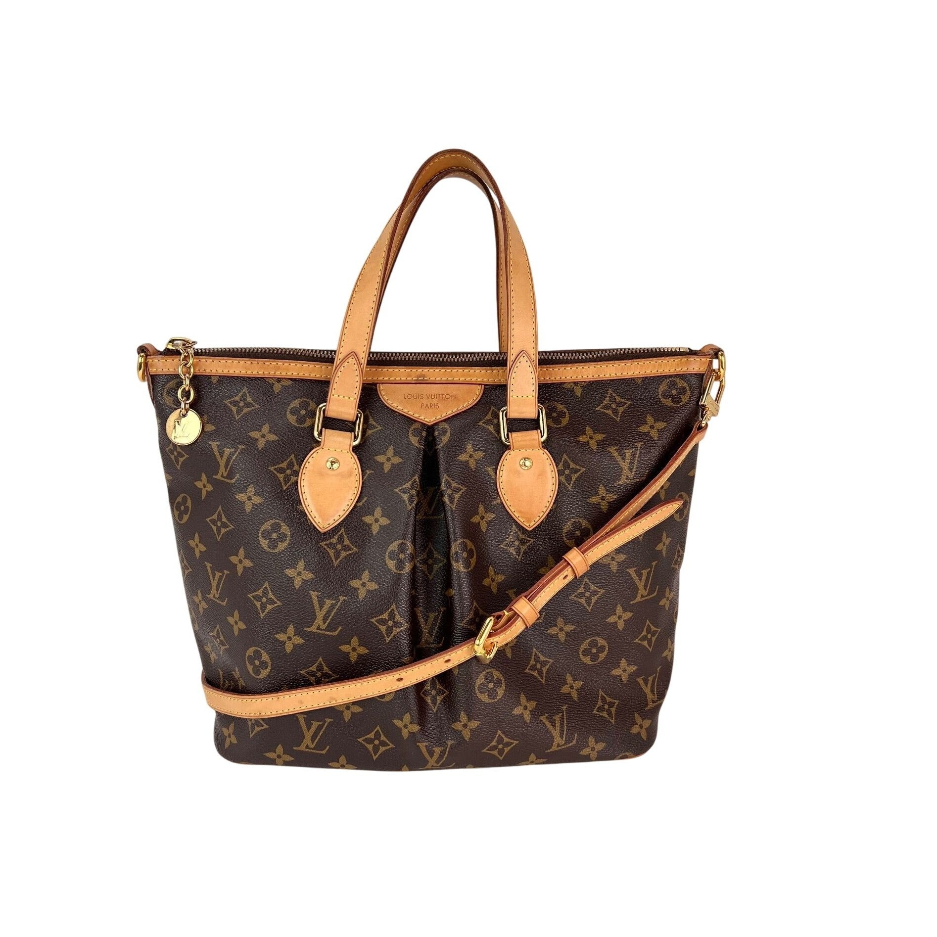 Louis Vuitton Palermo PM Monogram Zippered Tote Bag - 1