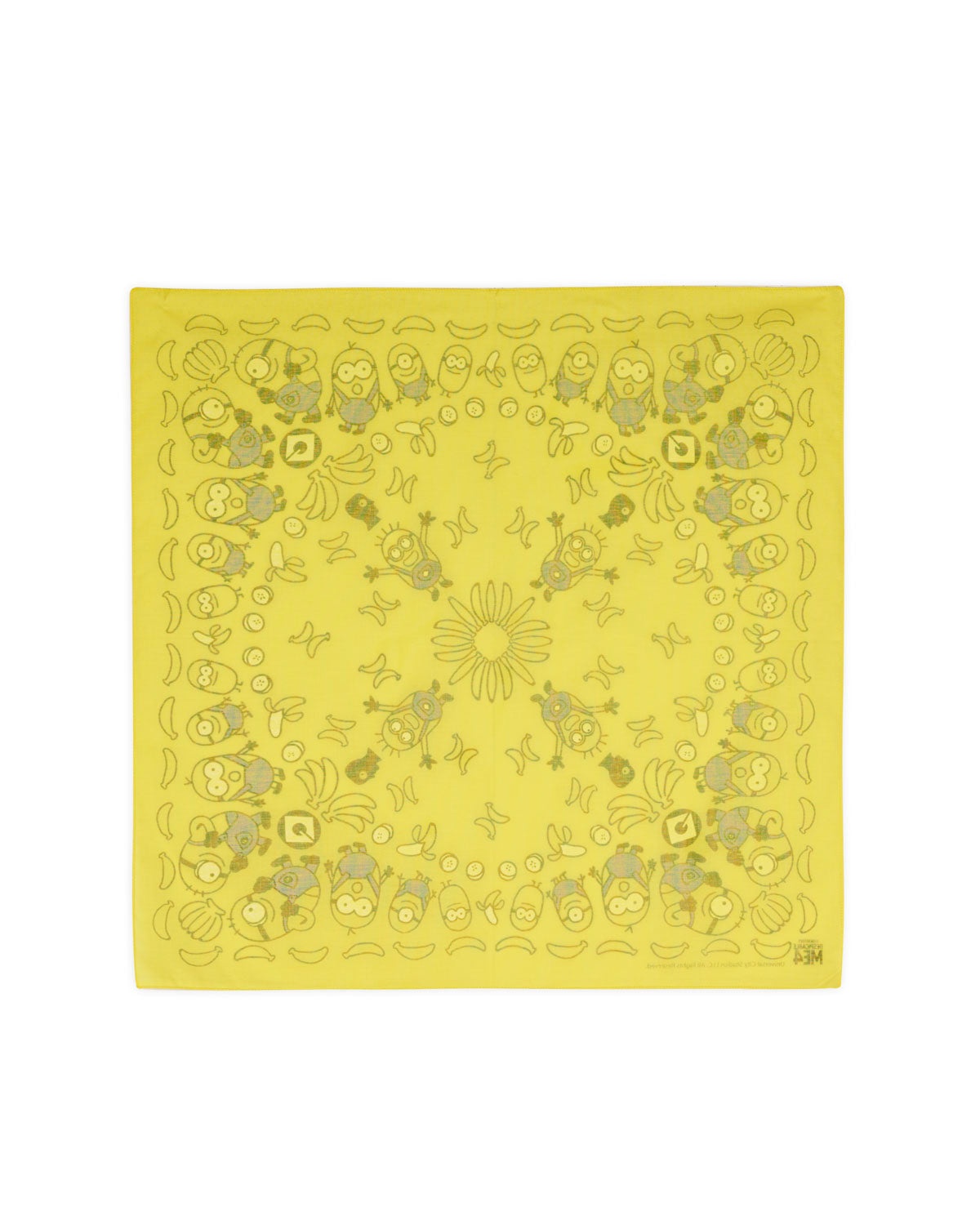 Brain Dead x Universal Parks Minions Banana Bandana - Yellow - 3