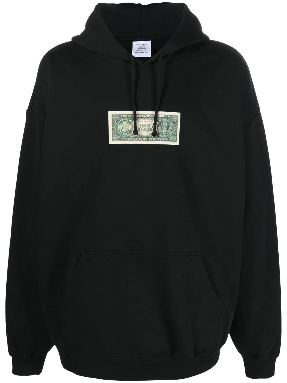 graphic print hoodie - 1