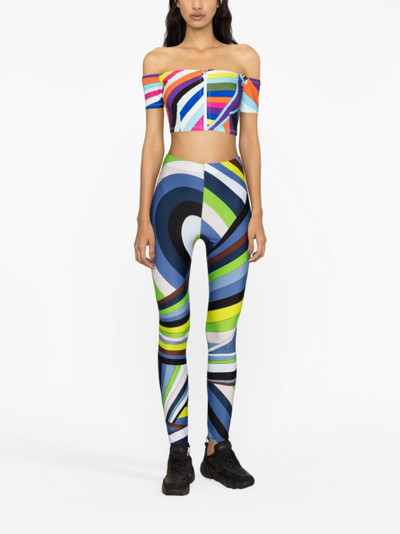 PUCCI Iride-Print cropped top outlook