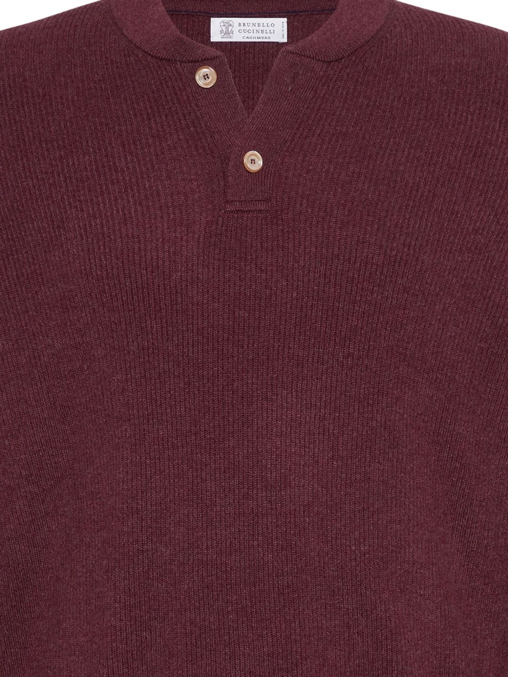 ribbed henley sweater - 7