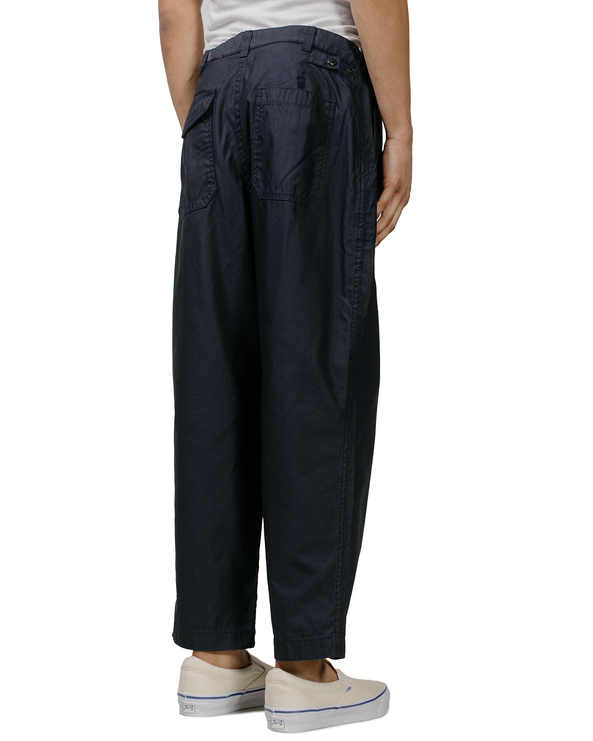 1Pleat Baker 80/3 Back Satin Navy - 3