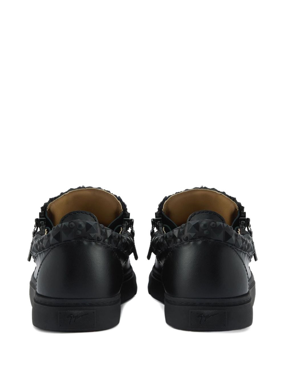 The Manhattan stud-embellished sneakers - 3