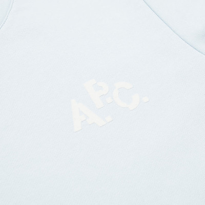 A.P.C. A.P.C. Pixel Logo Crew Sweat - END. Exclusive outlook