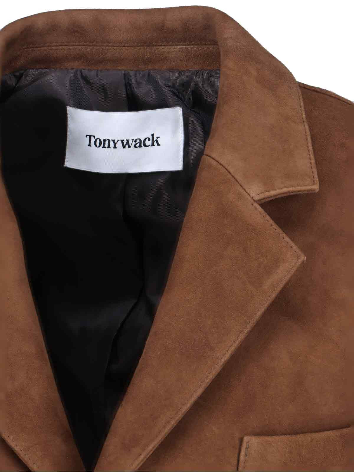 SINGLE-BREASTED SUEDE BLAZER - 4