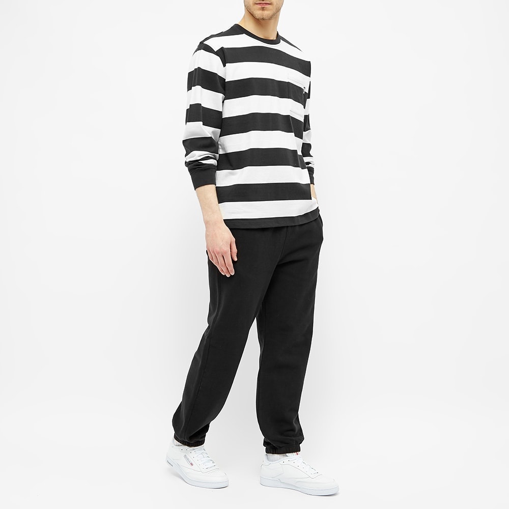 Stussy Long Sleeve Classic Stripe Crew Tee - 5