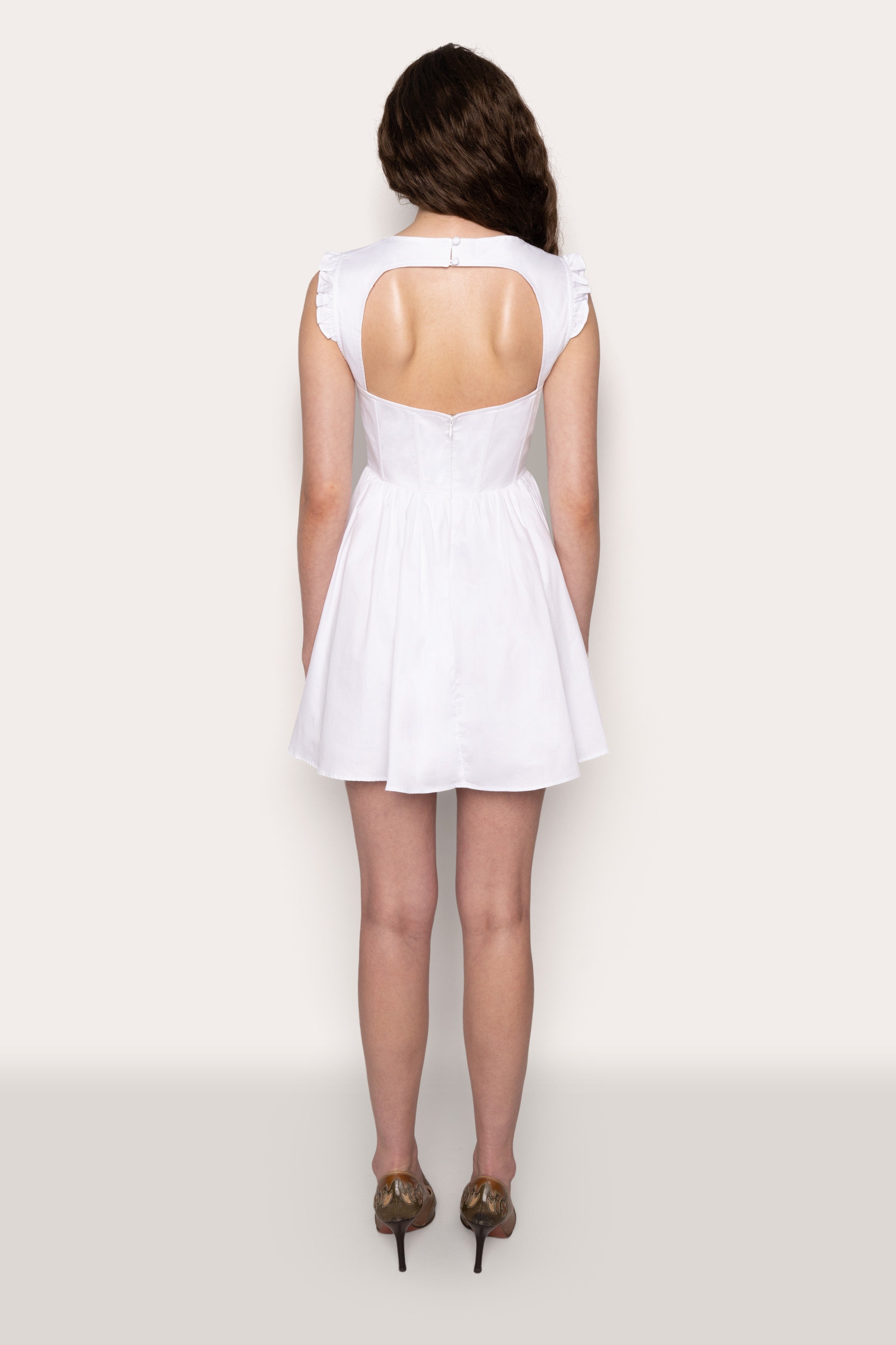 BUSTIER CORSET FLARE DRESS - 5