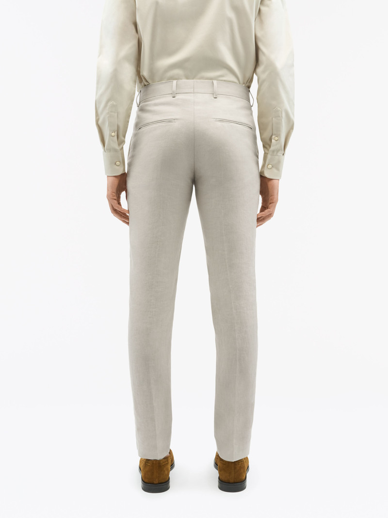 Tenuta Slim-Fit Linen Trousers 4