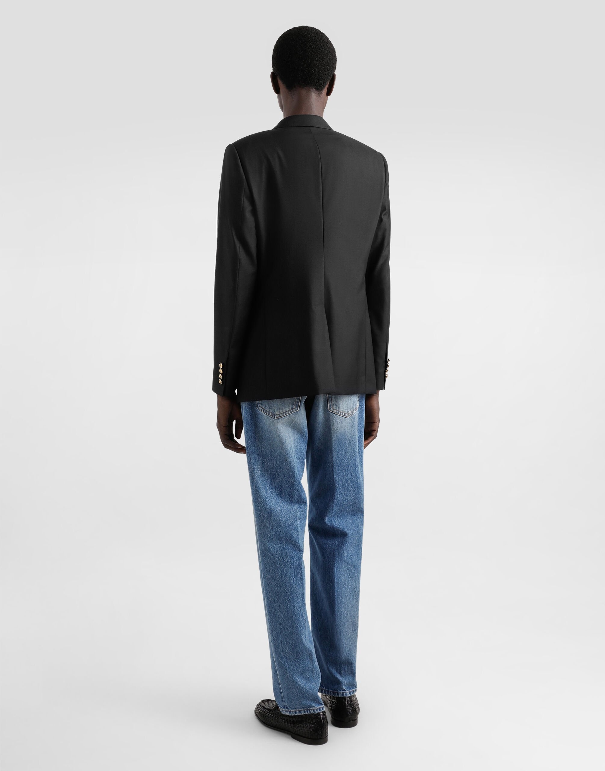Single-breasted Martini-fit jacket with patch - 3