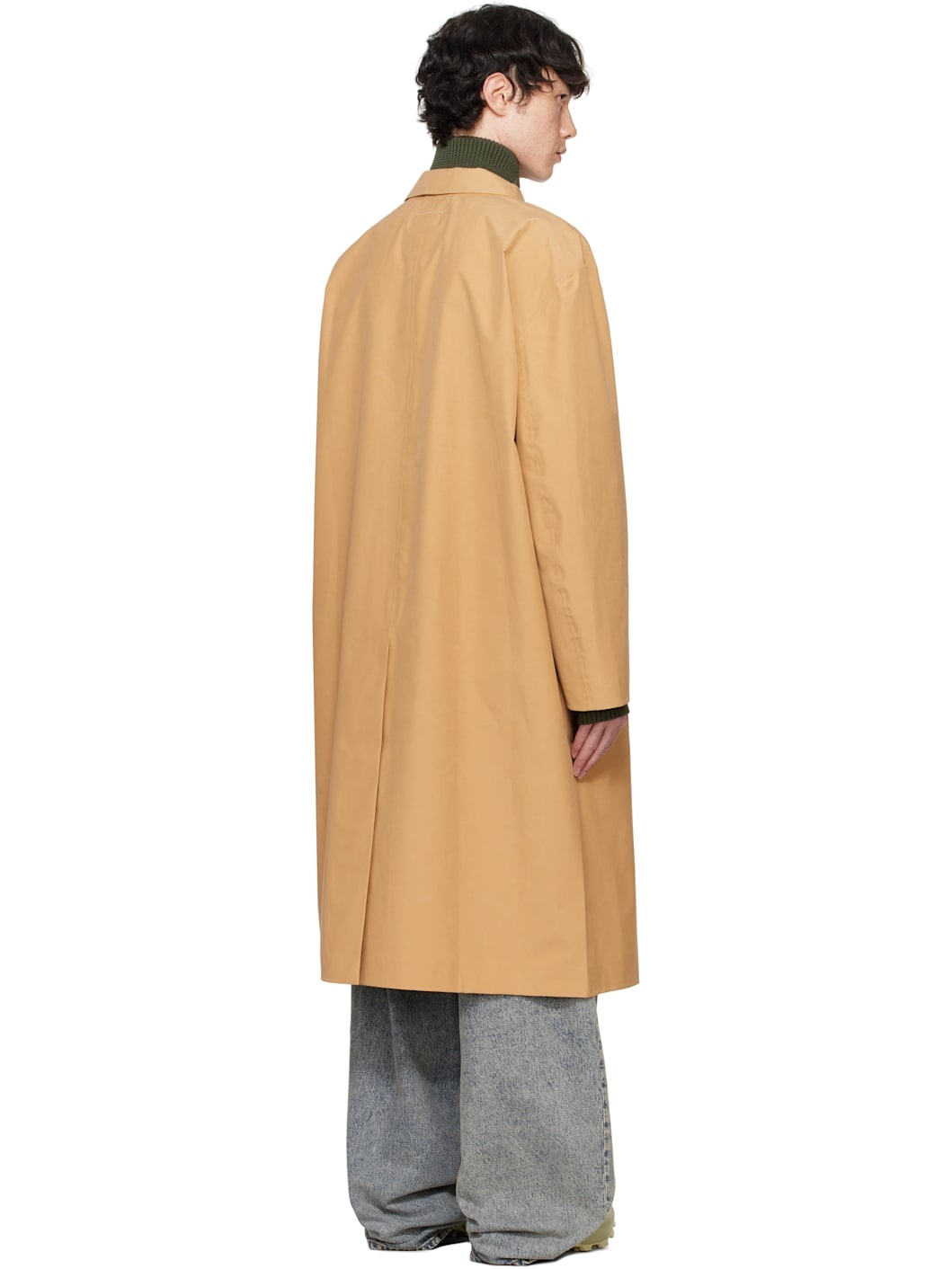 Tan Salomon Edition Outerwear Trench Coat - 3