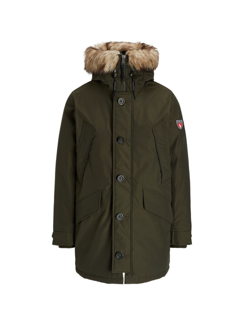 fur-trim hooded jacket 1