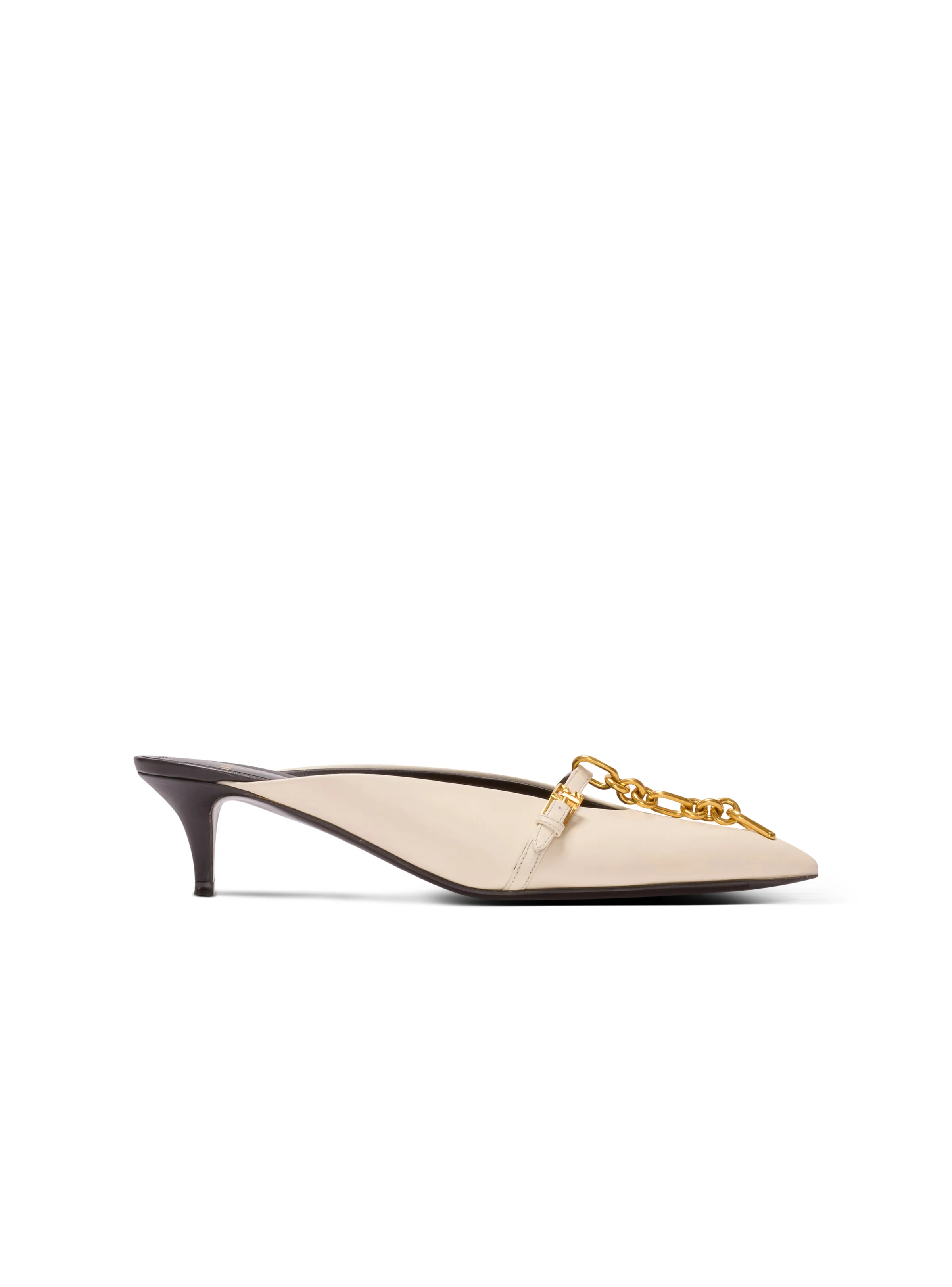 Sync leather mules with pointed toe - 1